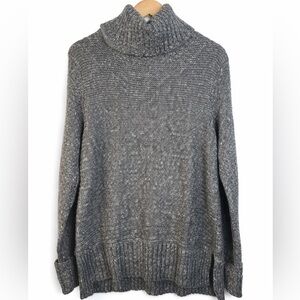 Simply Vera Vera Wang Gray Turtleneck Sweater PM Cozy